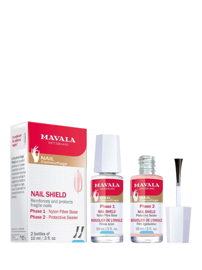 Mavala Nail Shield Treatment 2 x 10ml, imported from the UK