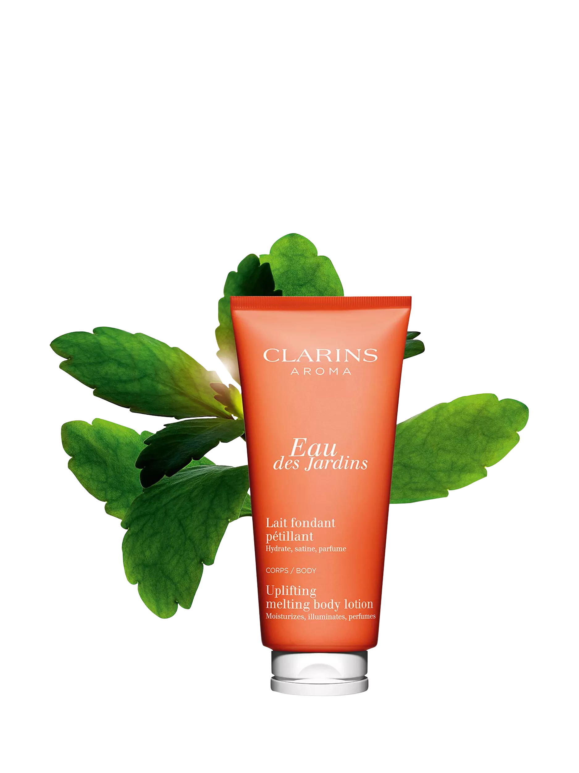 Clarins Eau des Jardins melting body lotion 200ml - British product