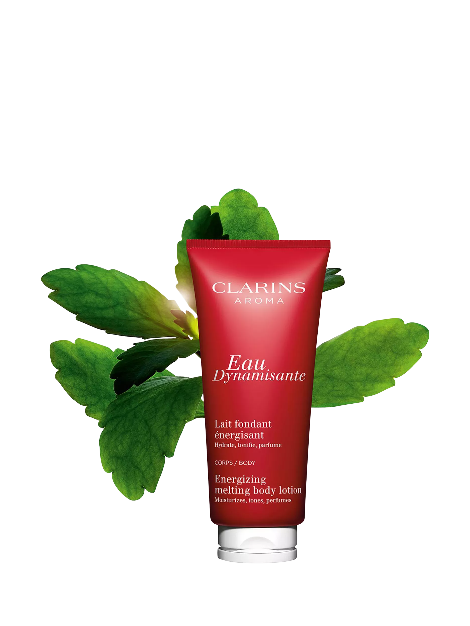 Clarins Eau Dynamisante energising melting body lotion 200ml (British brand)
