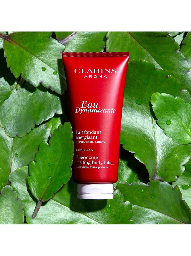 Clarins Eau Dynamisante energising melting body lotion 200ml (British brand)