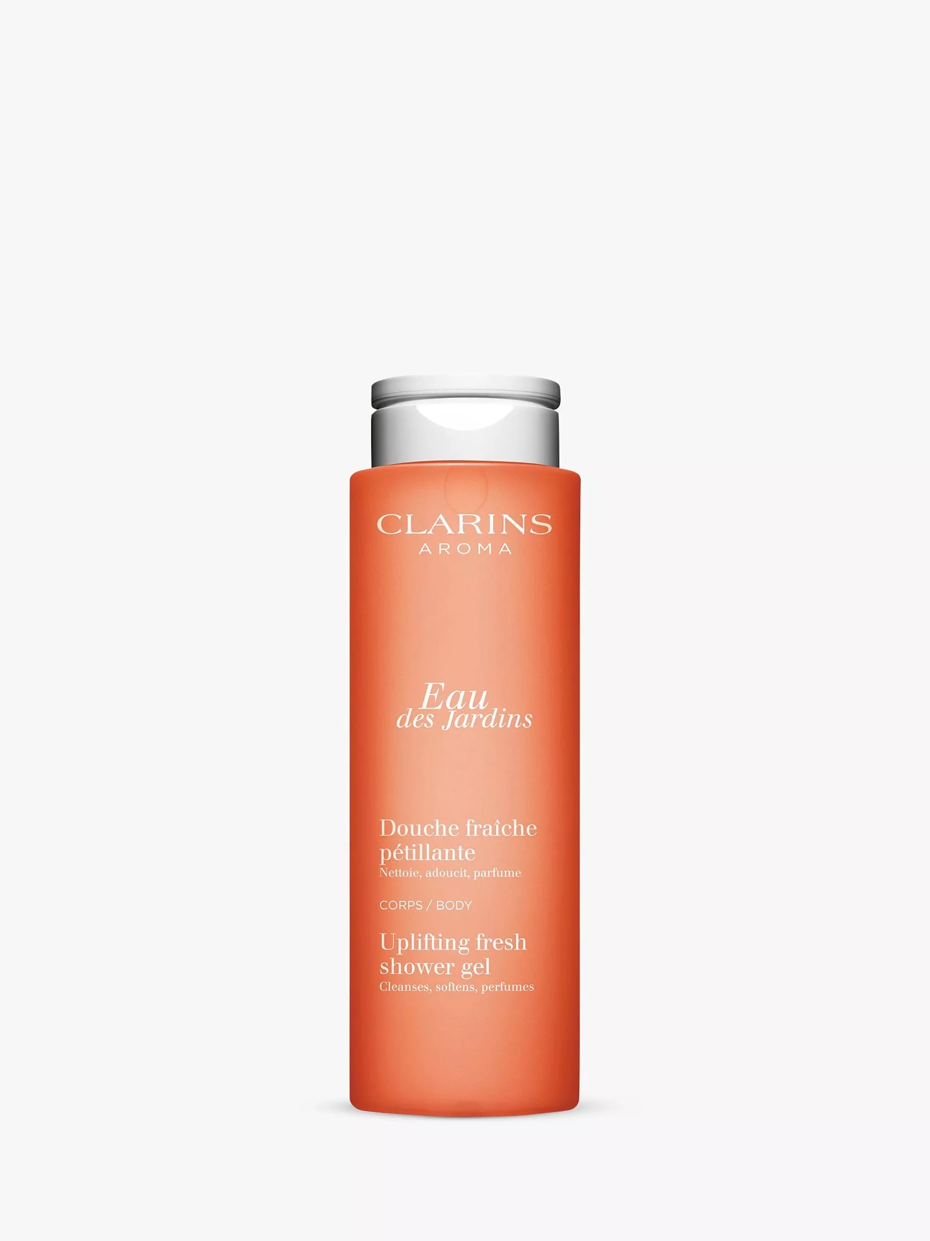 Clarins Eau des Jardins Uplifting Fresh shower gel 200ml - British product