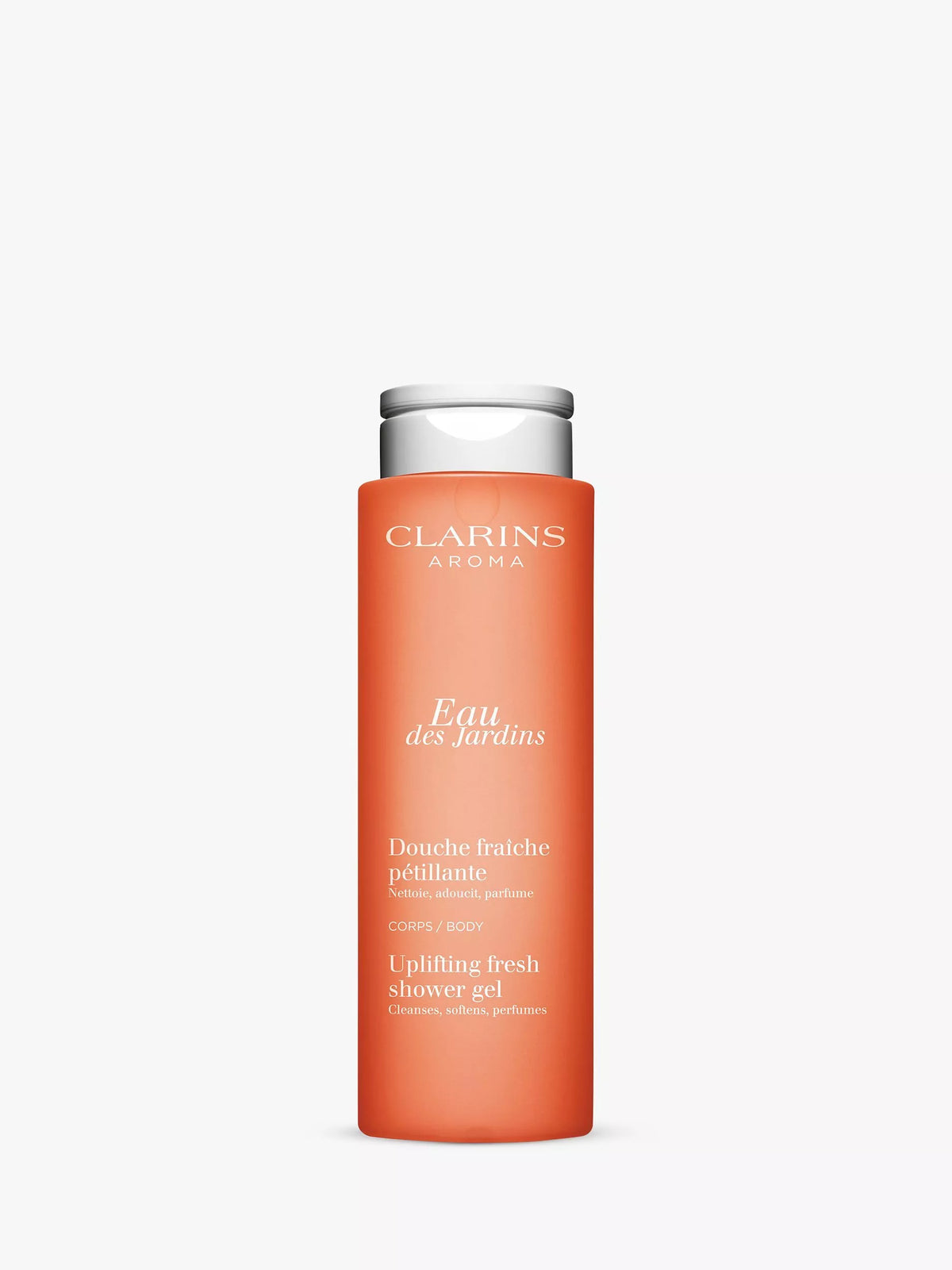 Clarins Eau des Jardins Uplifting Fresh shower gel 200ml - British product