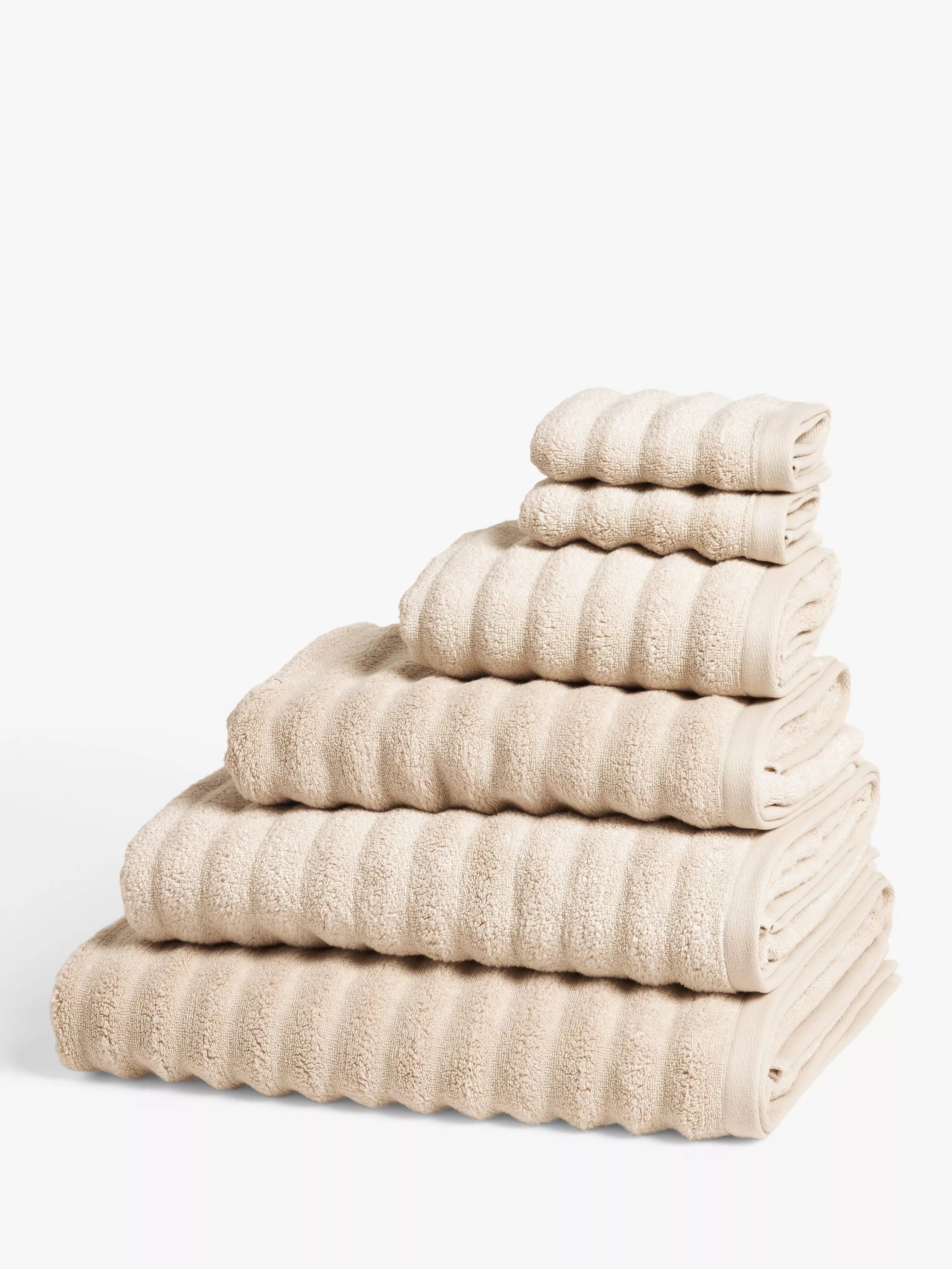 John Lewis Luxury Spa Towels containing TENCEL™ Modal, Linen, Face Cloth (Set of 2)