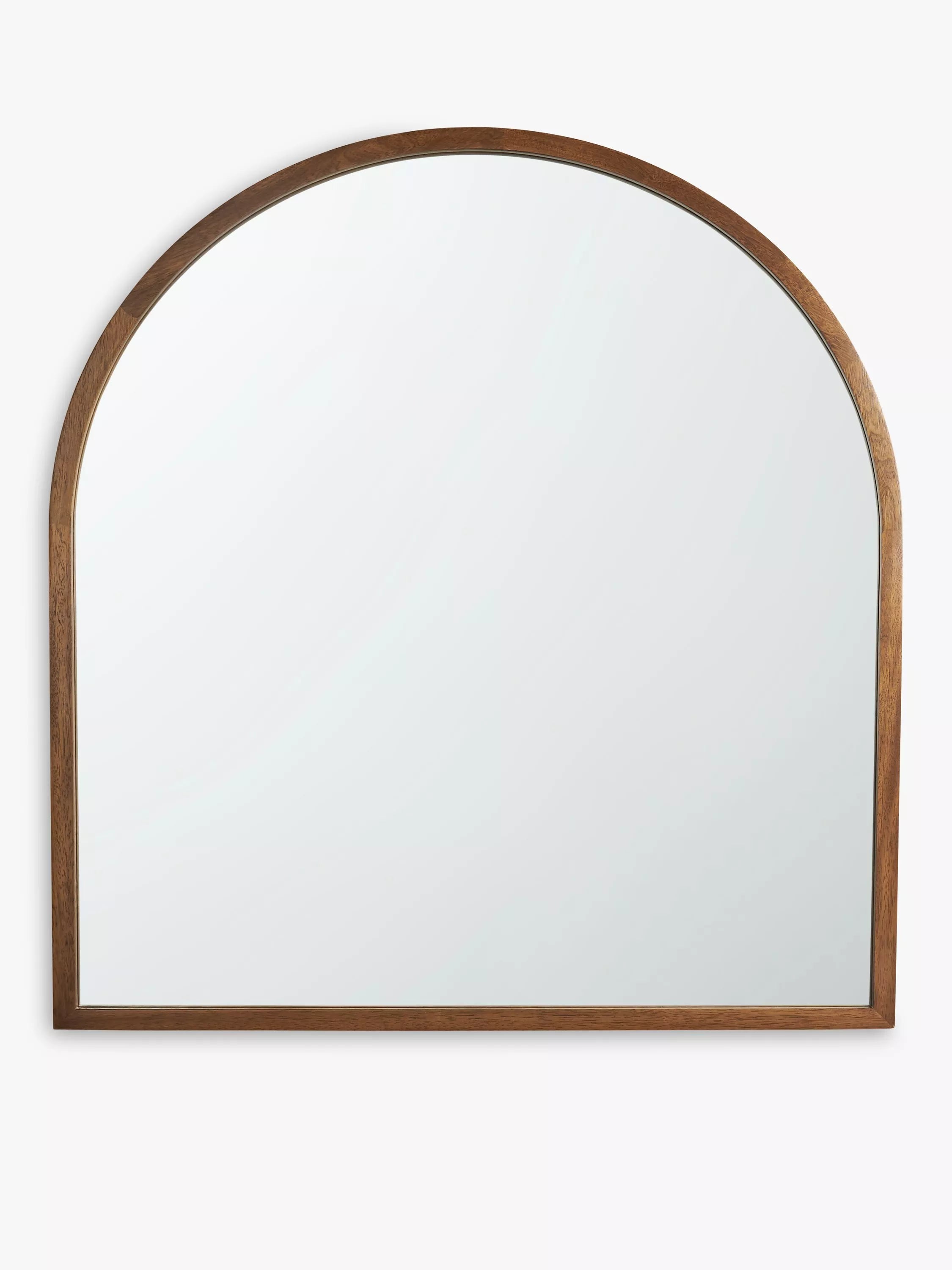 John Lewis solid oak overmantel mirror 101x90cm - British product