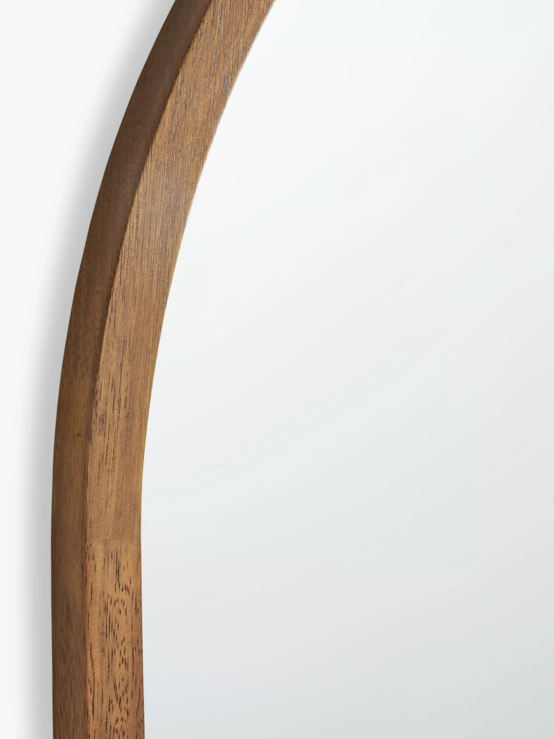 John Lewis solid oak overmantel mirror 101x90cm - British product