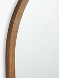 John Lewis solid oak overmantel mirror 101x90cm - British product