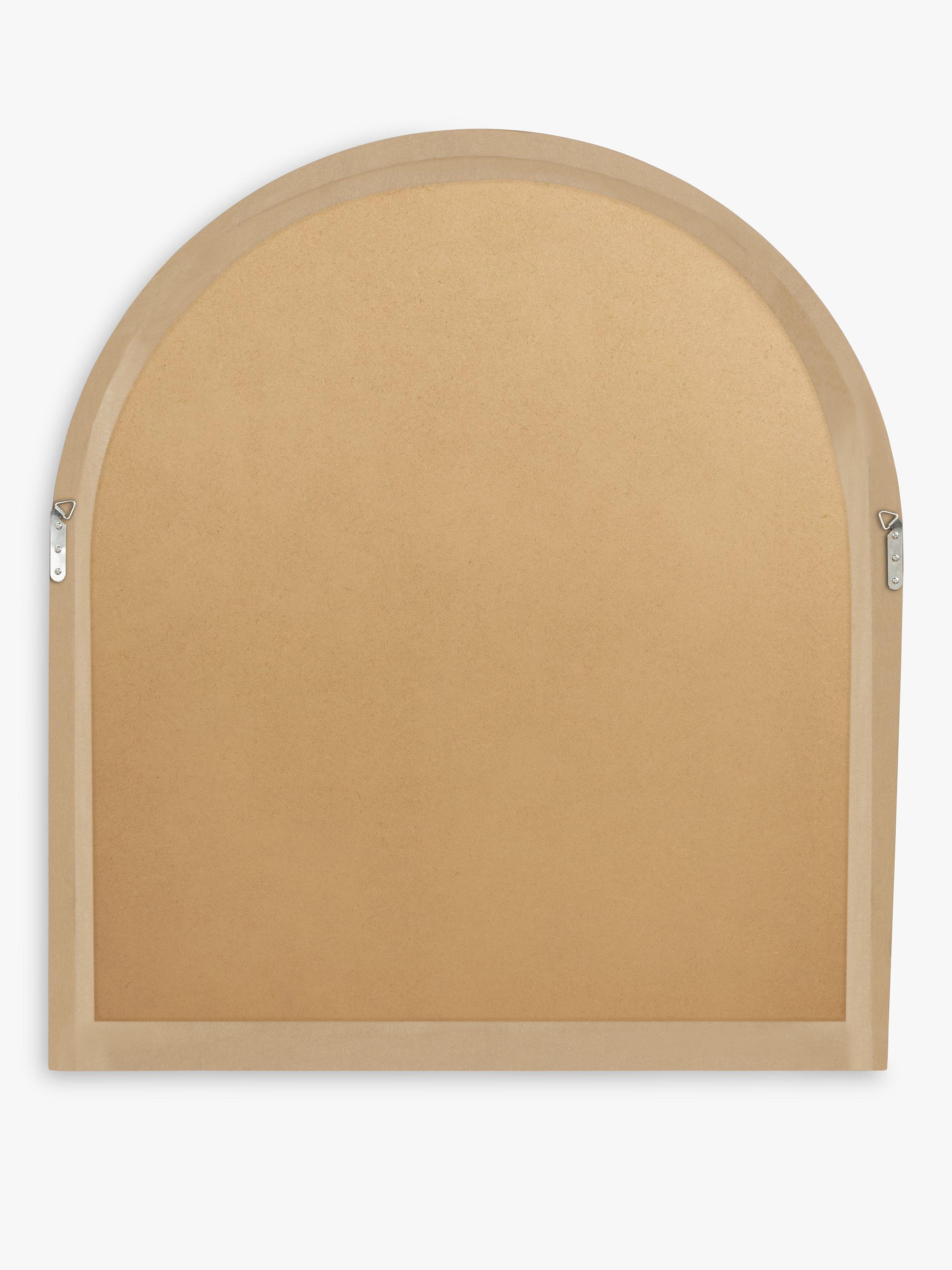 John Lewis solid oak overmantel mirror 101x90cm - British product