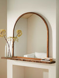 John Lewis solid oak overmantel mirror 101x90cm - British product
