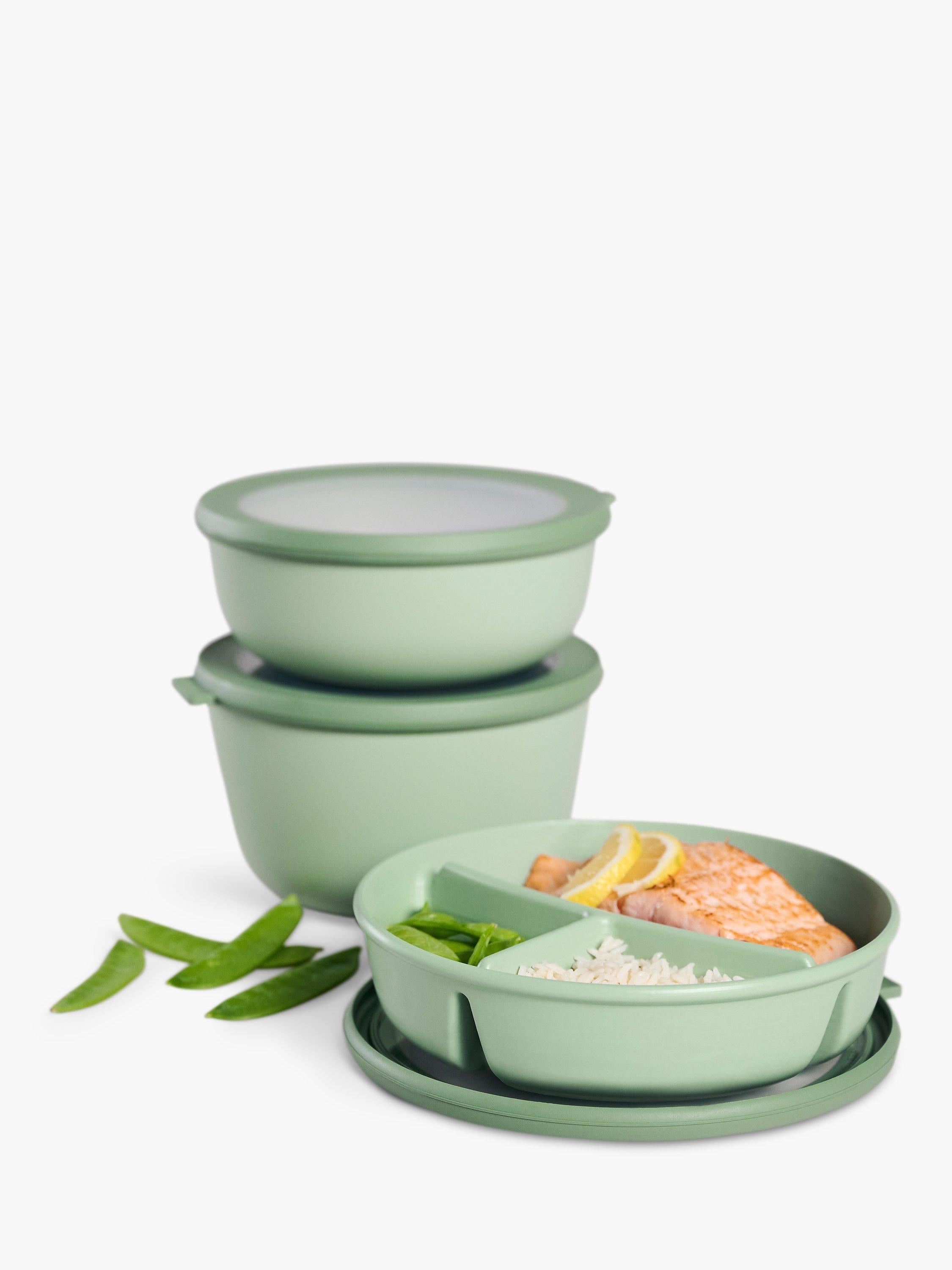 Mepal rund bento-skål Nordic Sage 1L, importert fra Storbritannia