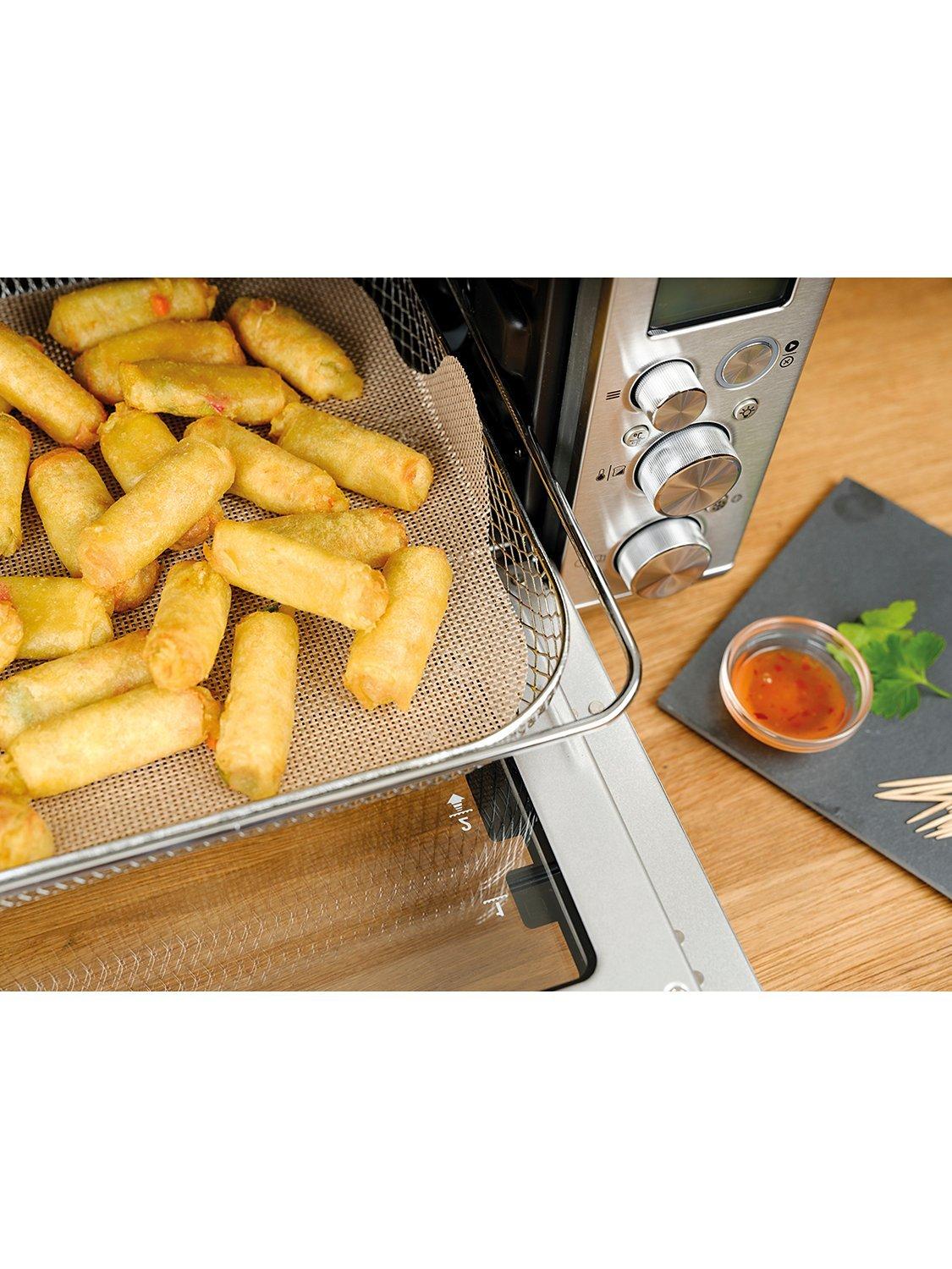 NoStik rectangular reusable non-stick air fryer liner pack of 2, UK version