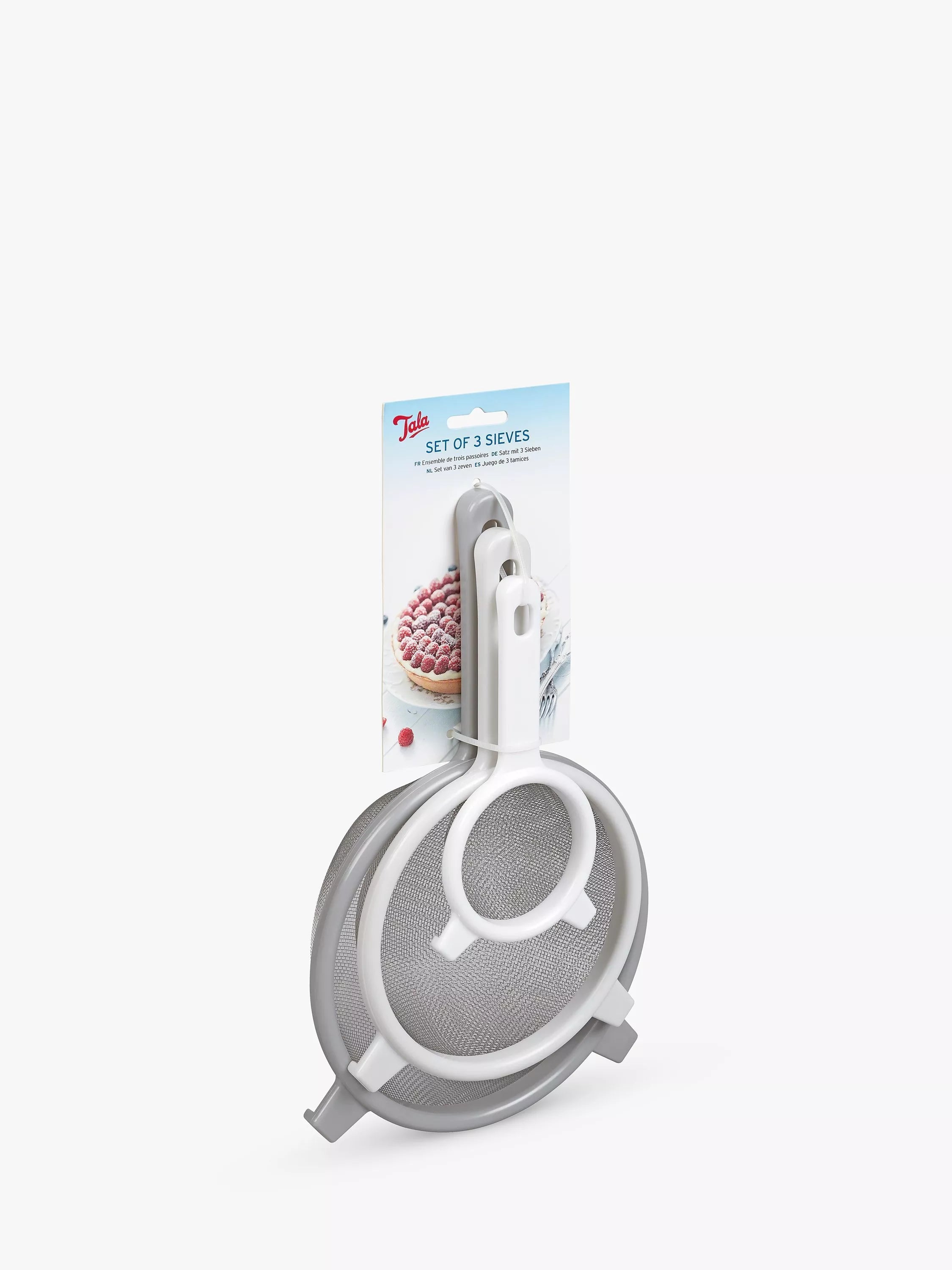 Tala Kitchen Sieves set of 3 in grey (British brand)