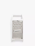 John Lewis ANYDAY Flat Stainless Steel Grater, White