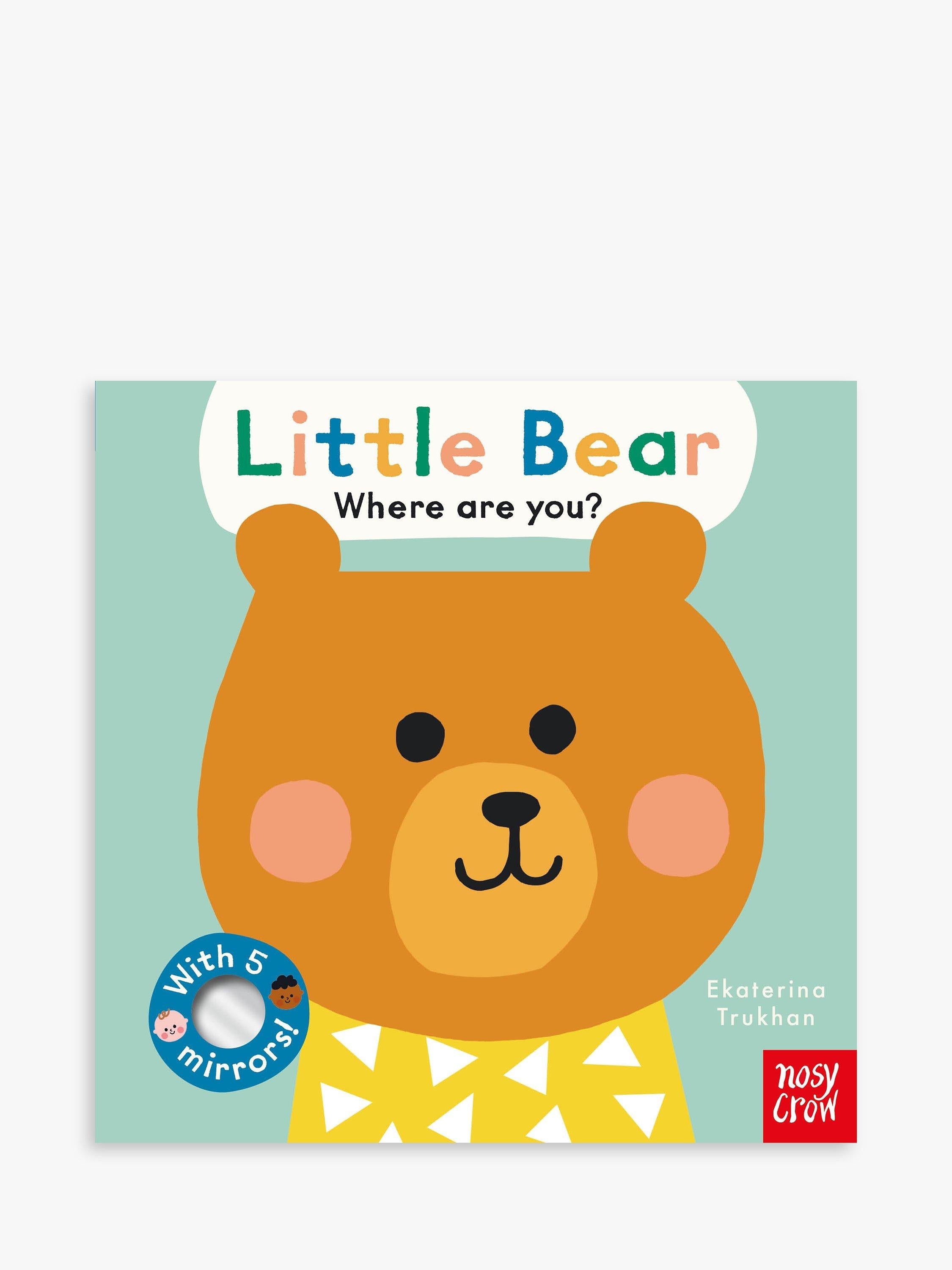 Baby lift-the-flap board book with mirrors, UK version