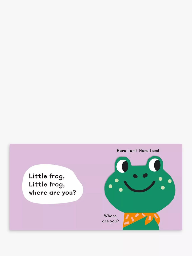 Baby lift-the-flap board book with mirrors, UK version