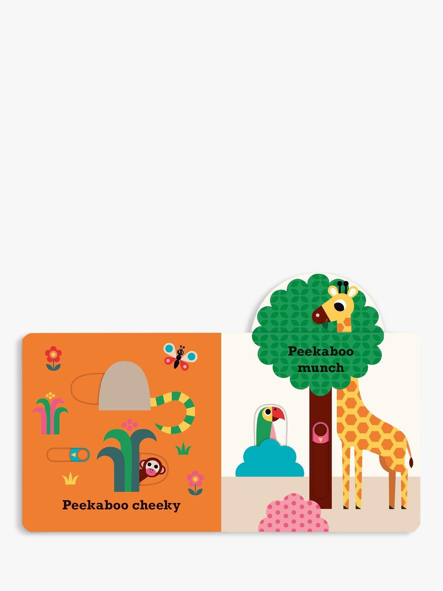 Nosy Crow Peekaboo Lion board book with sliders and mirror, UK version