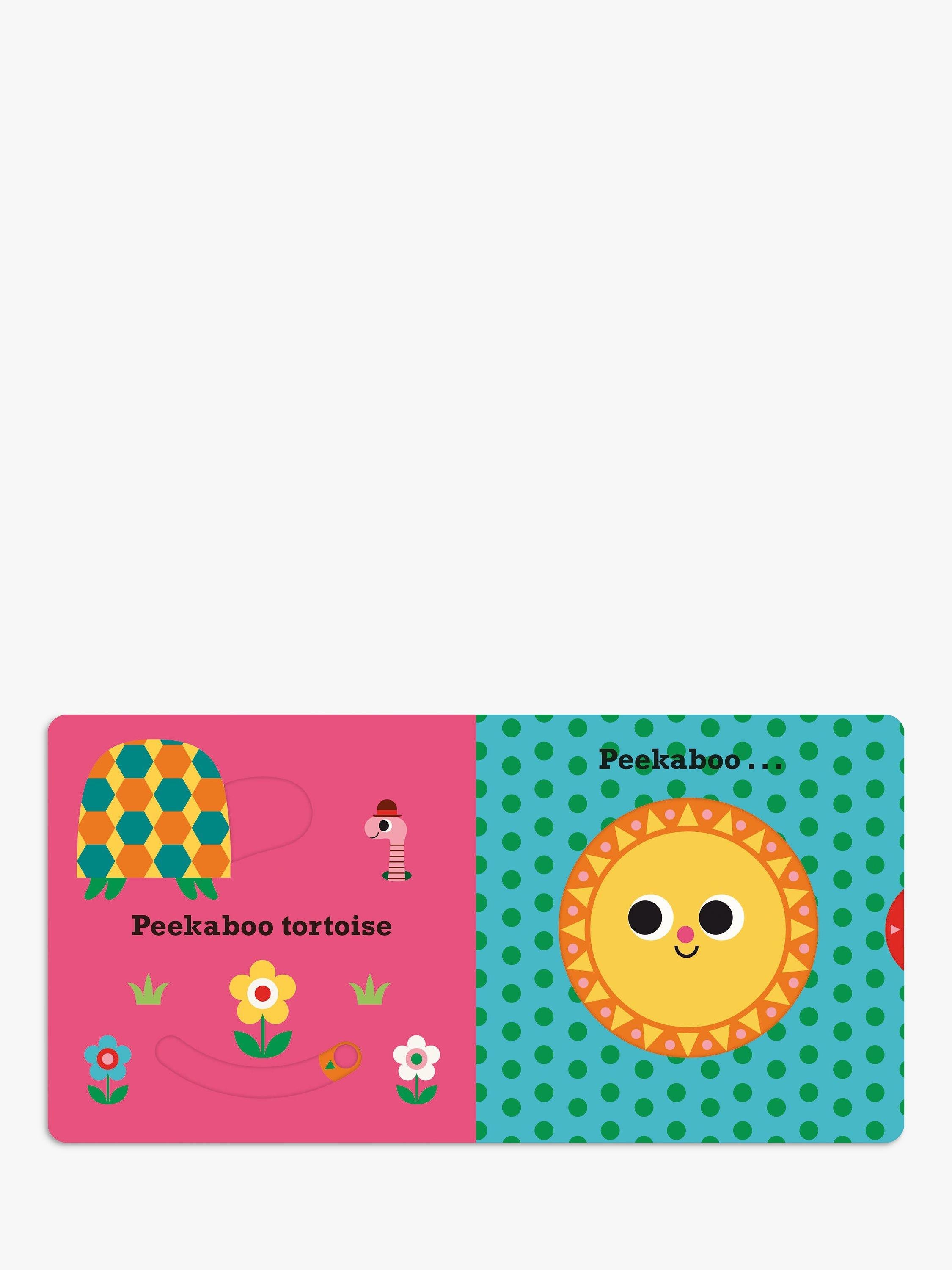 Nosy Crow Peekaboo Lion board book with sliders and mirror, UK version