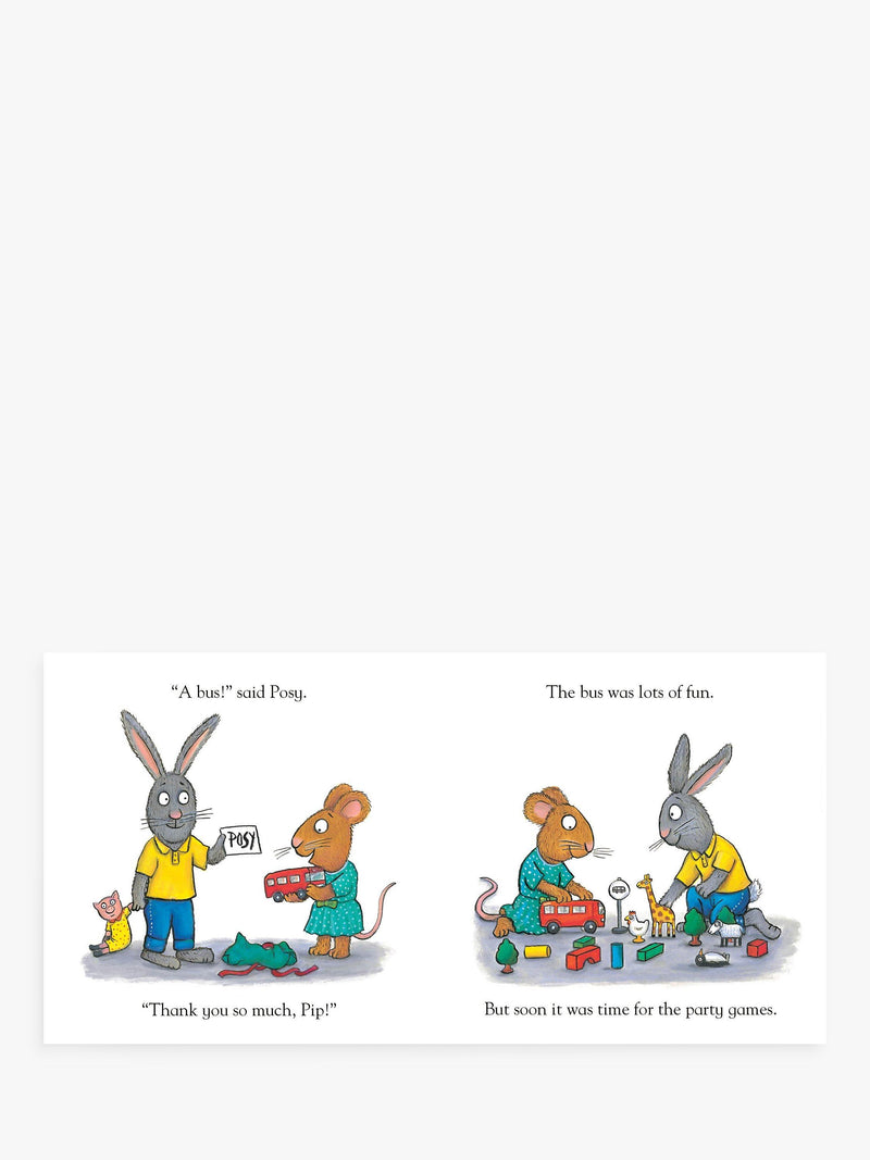 Pip and Posy The Birthday Party kids book - Nosy Crow, UK version