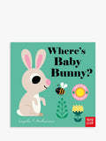 Lift-the-flap kids' book featuring Baby Bunny and a mirror surprise (British brand)