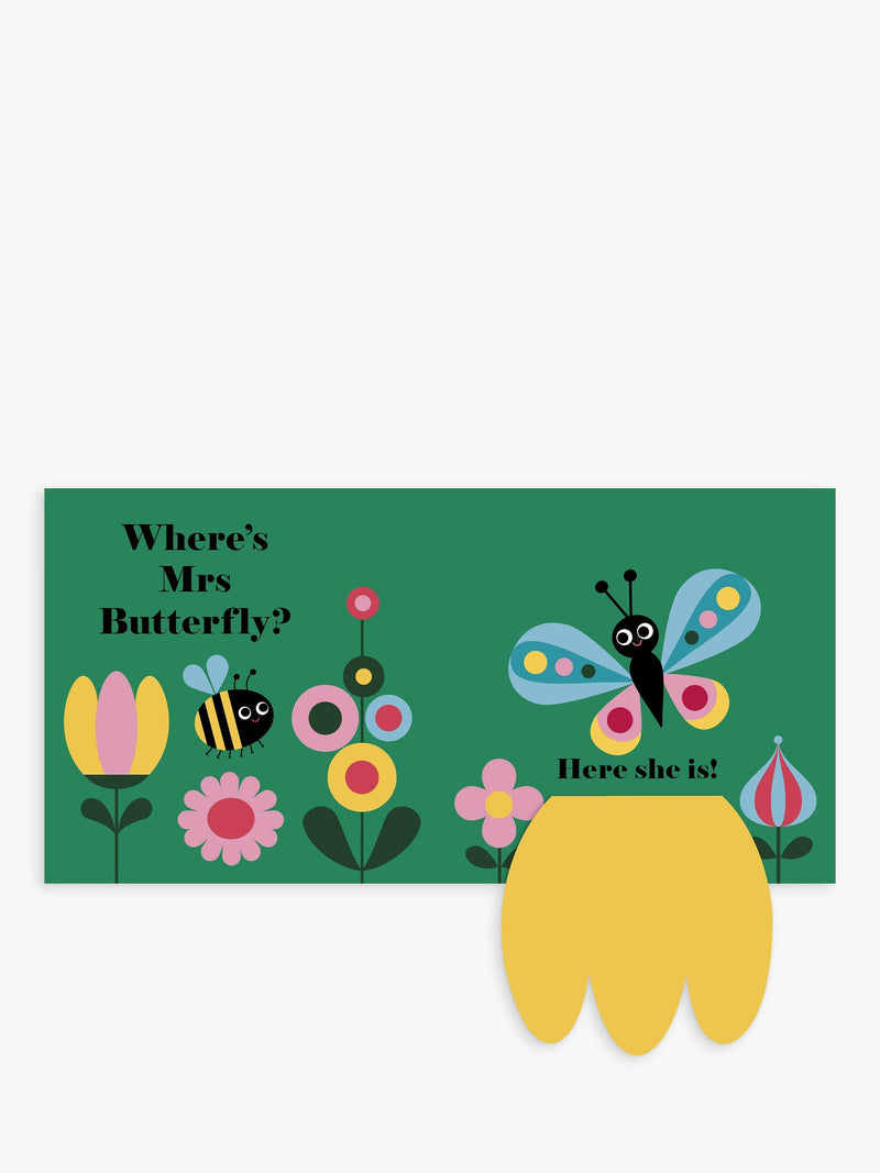 Felt flaps buggy book Where's Mr Duck with surprise mirror - British product