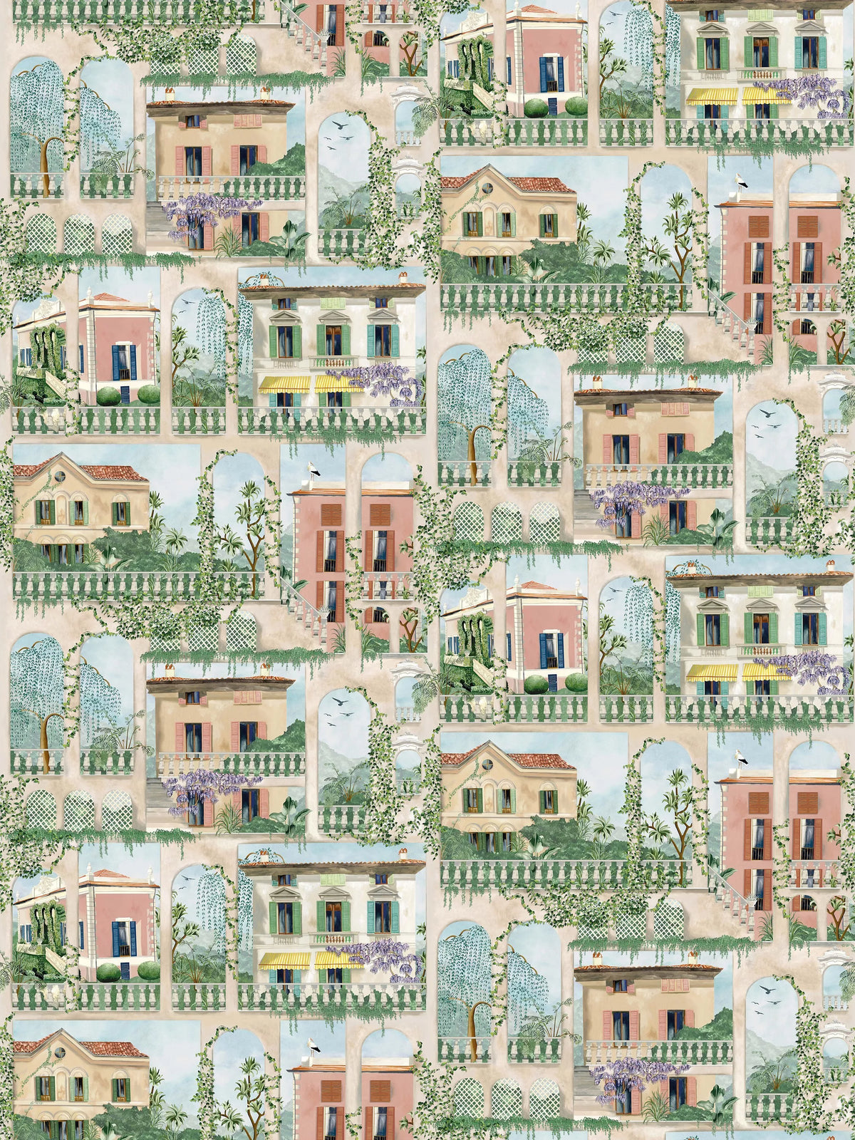 Osborne & Little Villa Como Wallpaper, W7813-01