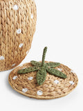 John Lewis strawberry water hyacinth storage basket medium - British product