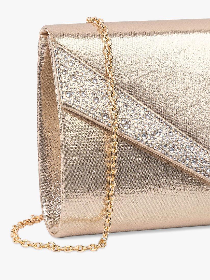 Paradox London Devora embellished clutch bag, UK version