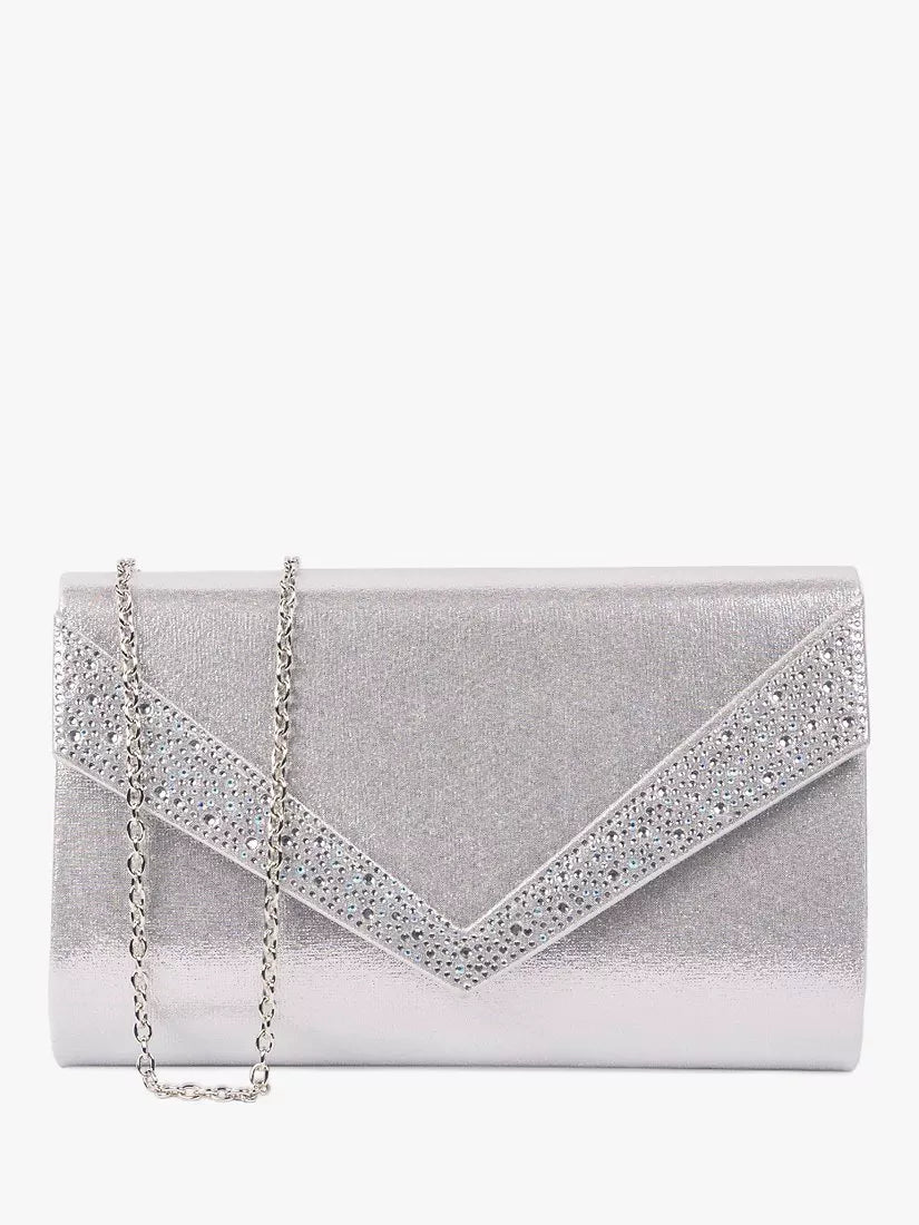 Paradox London Devora Embellished Clutch Bag