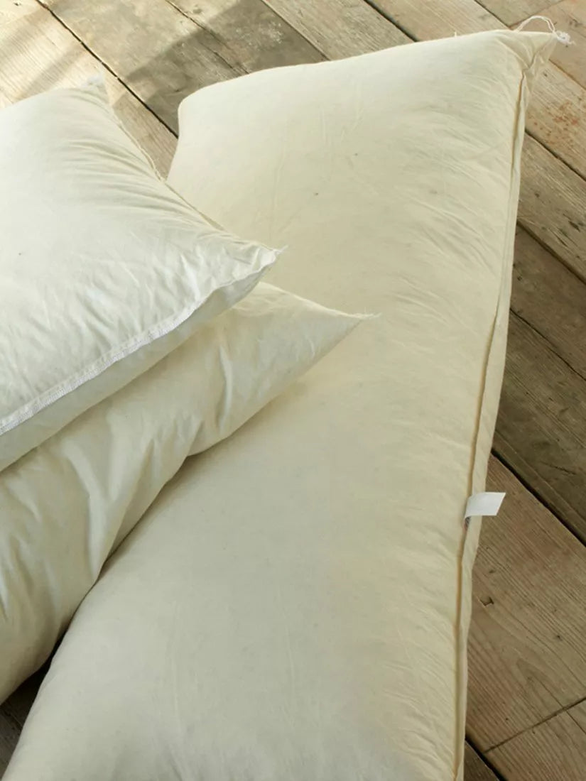 Nkuku Cushion Pad Feather Filled 65x45cm, imported from the UK