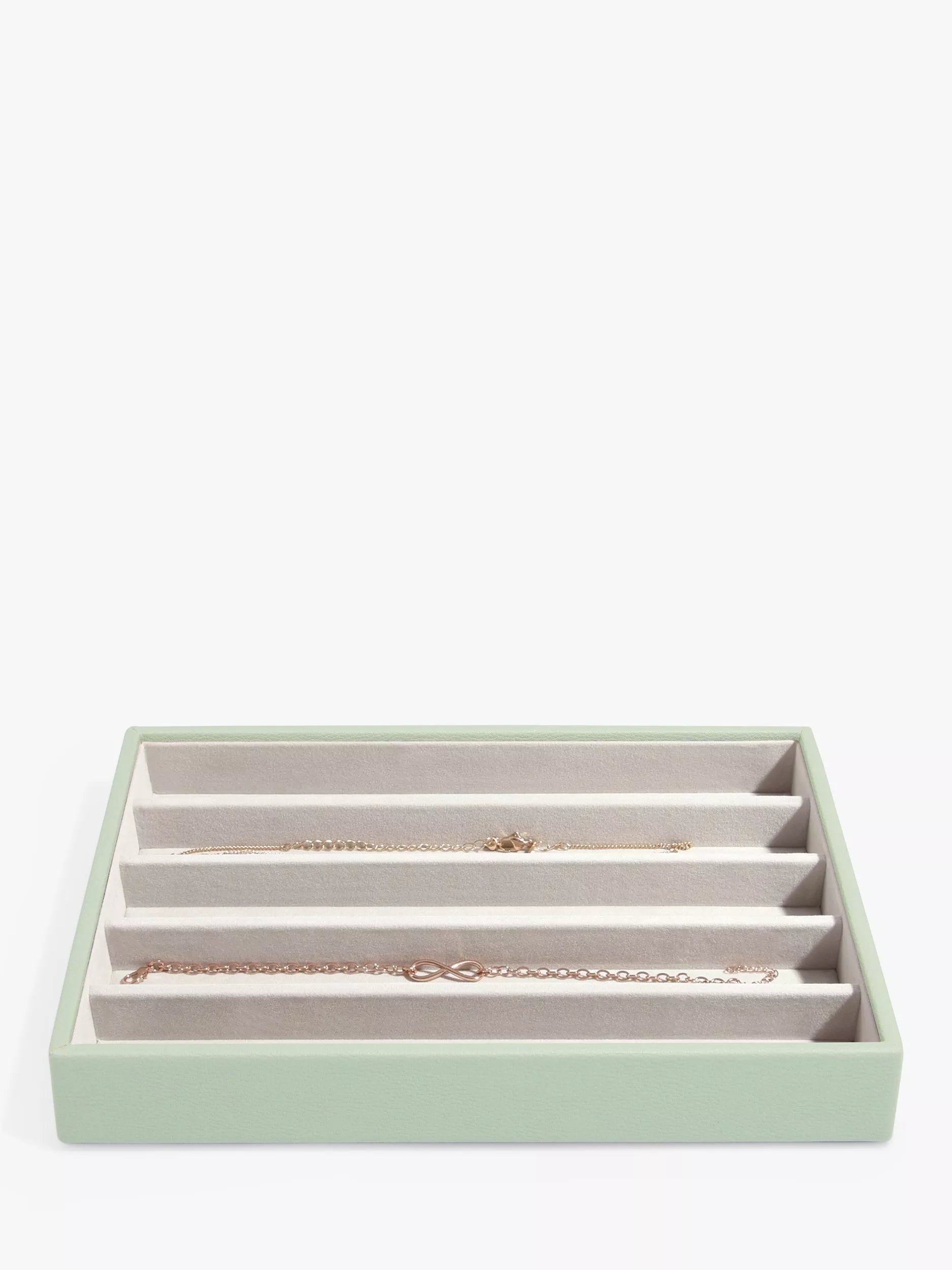 Classic Necklace Organizing Layer for Tangle-Free Storage and Stacking