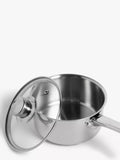 John Lewis 5-piece stainless steel pan set - British product
