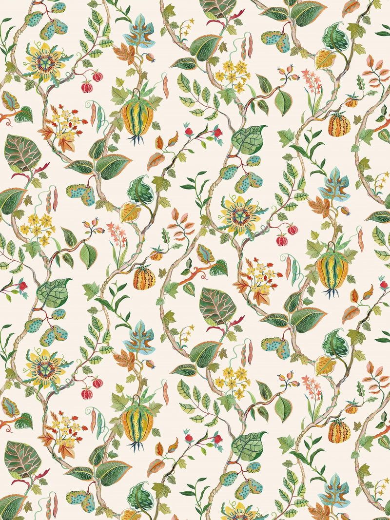 Osborne & Little Mythica tapet blomster 9m x 52cm, britisk versjon