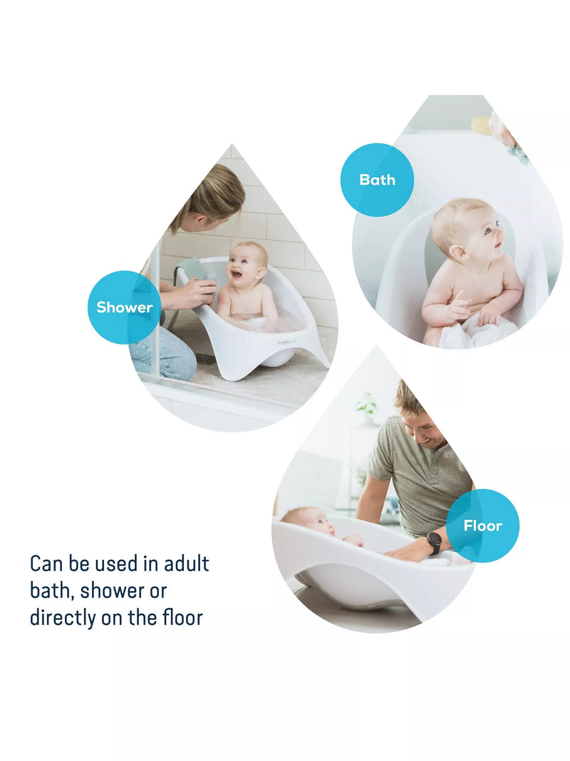 Angelcare 2-in-1 baby bathtub in white - British product