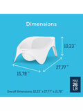 Angelcare 2-in-1 baby bathtub in white - British product