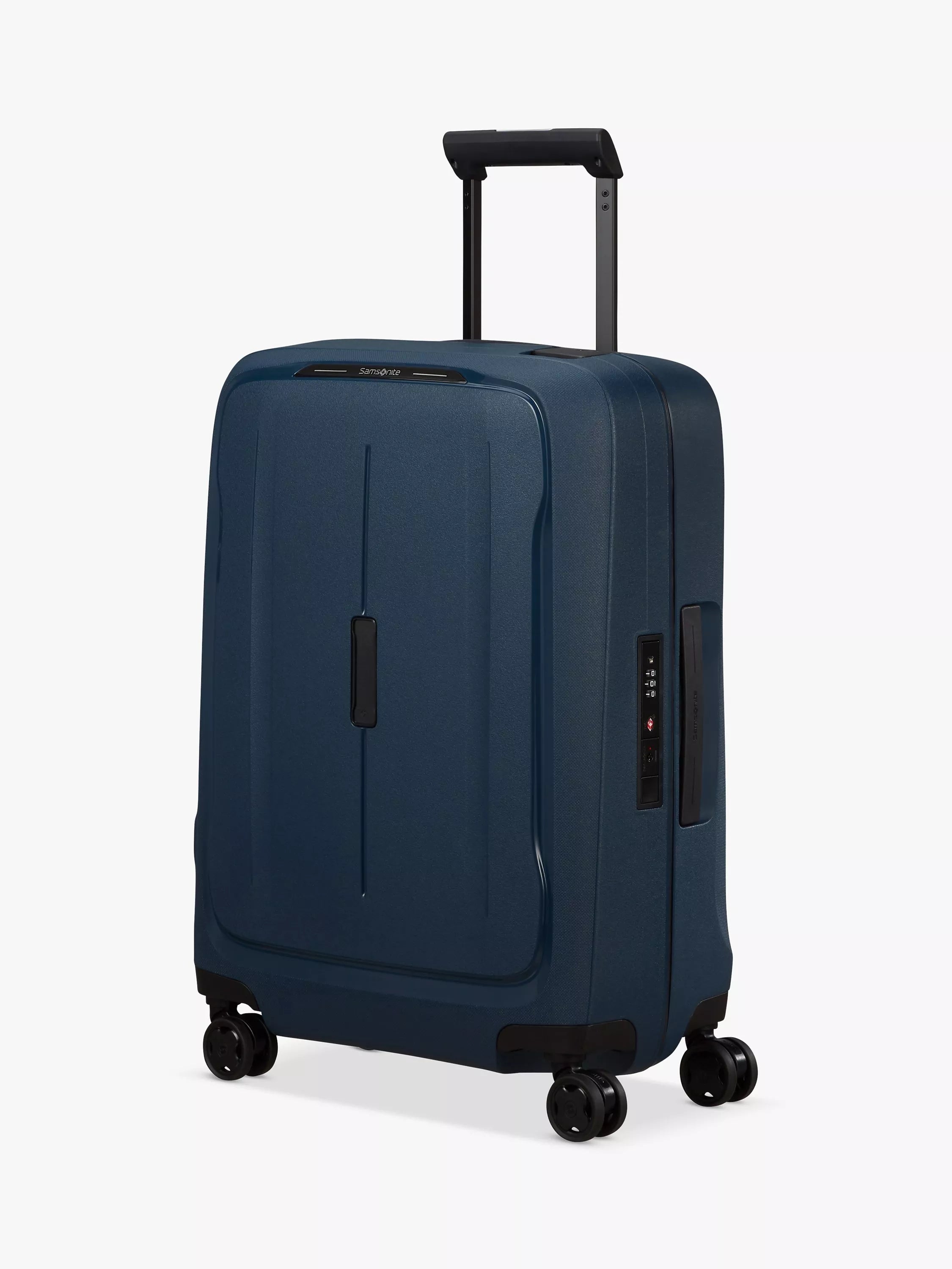 Samsonite Essens 4-Wheel 55cm Recycled Cabin Case, Midnight Blue