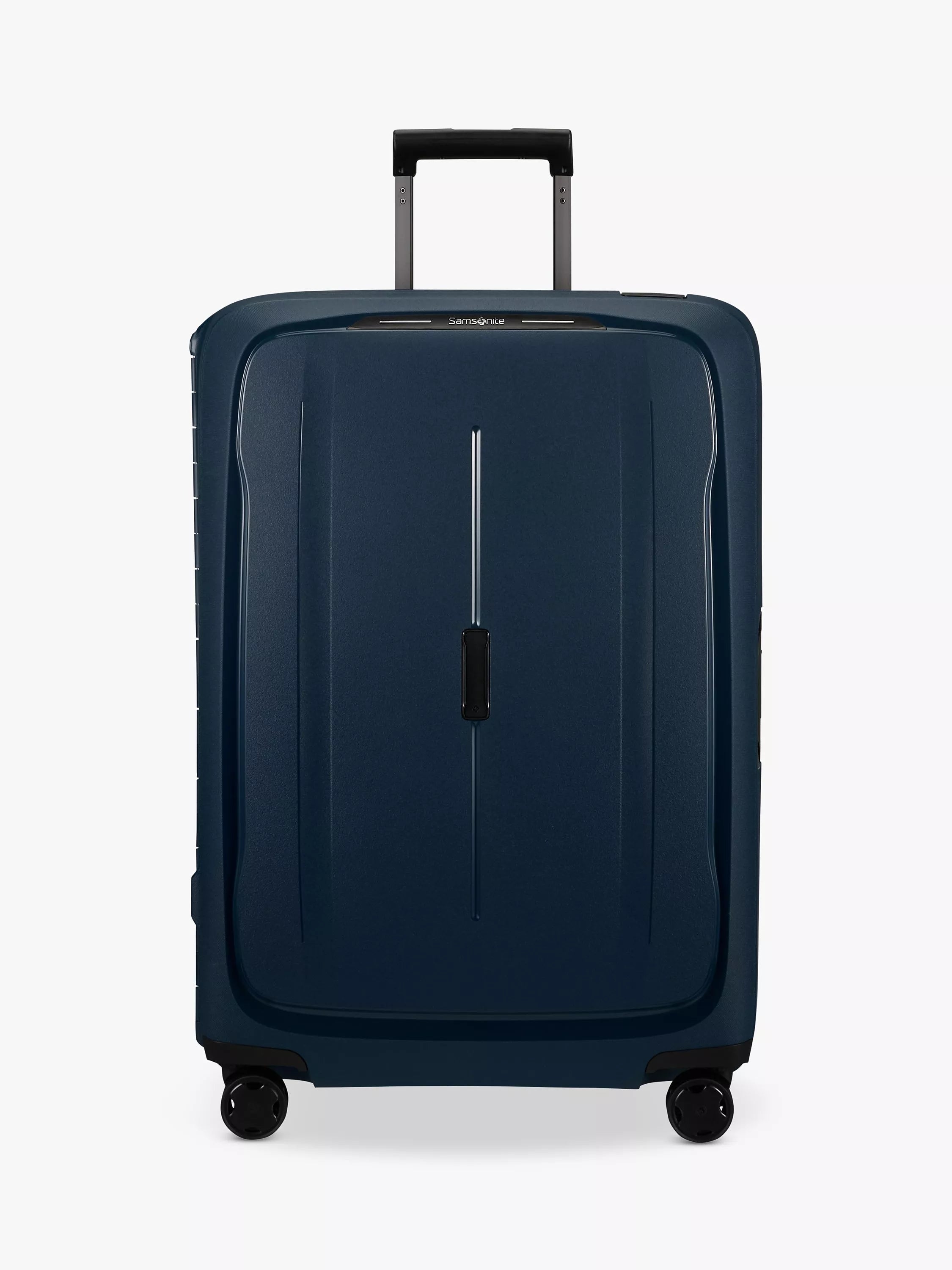 Samsonite Essens 4-Wheel 75cm Large Recycled Suitcase, Midnight Blue