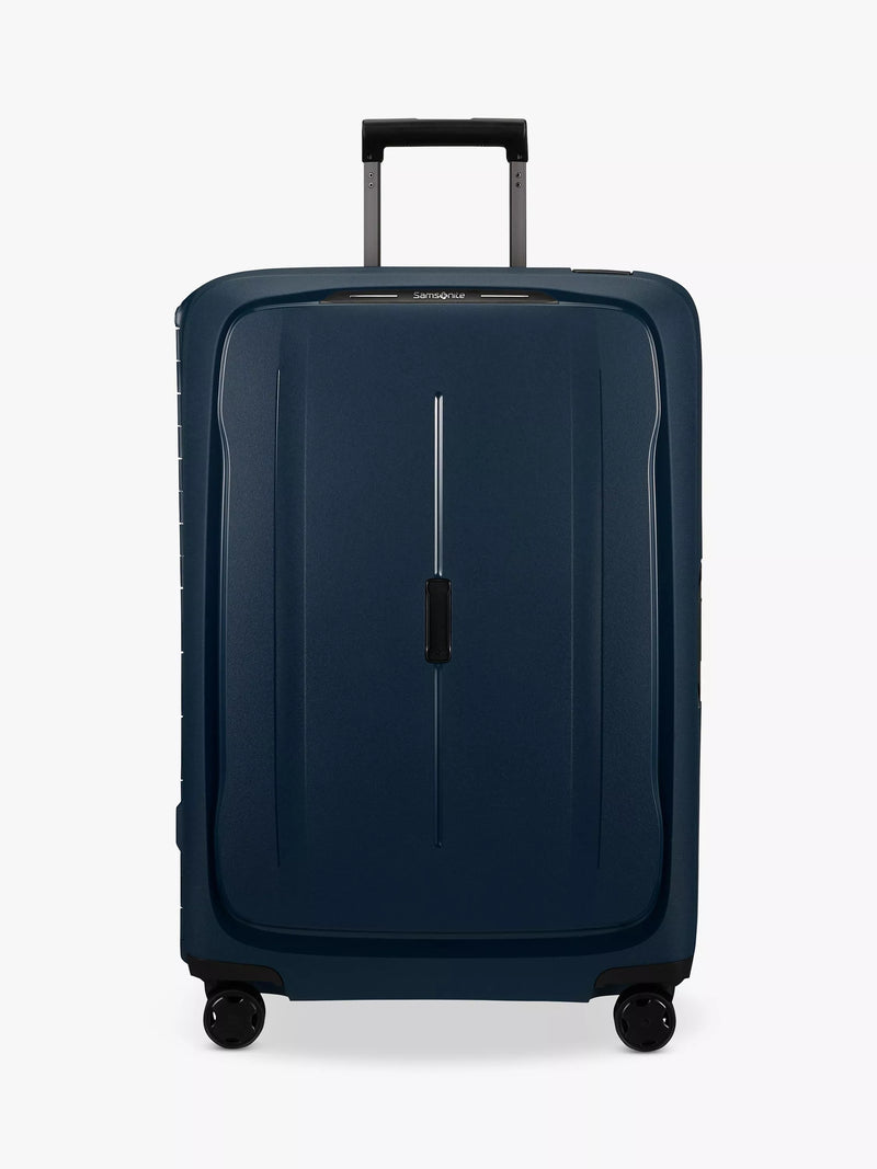 Samsonite Essens 4-Wheel 75cm Large Recycled Suitcase, Midnight Blue