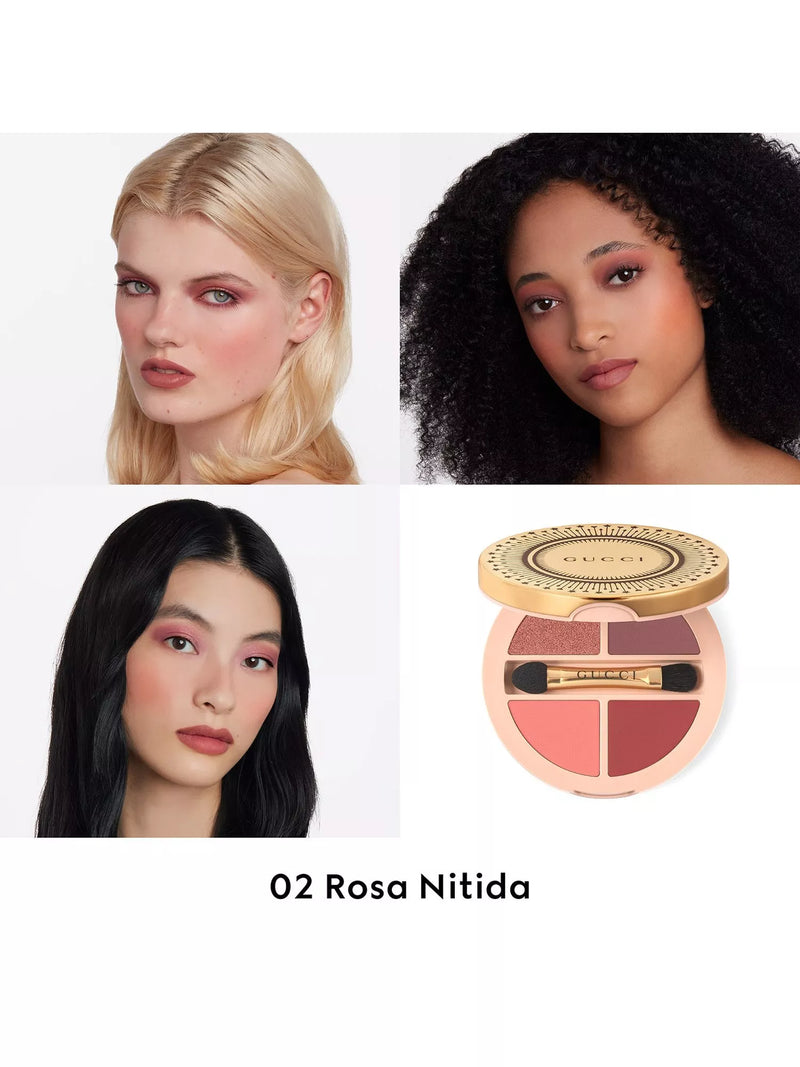 Gucci Palette de Beauté Quatuor Eye, Cheek and Lip, 02 Rosa Nitida