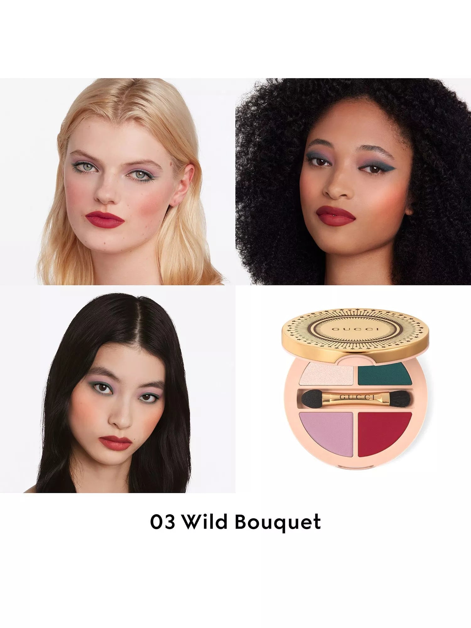Gucci Palette de Beauté Quatuor Eye, Cheek and Lip, 03 Wild Bouquet