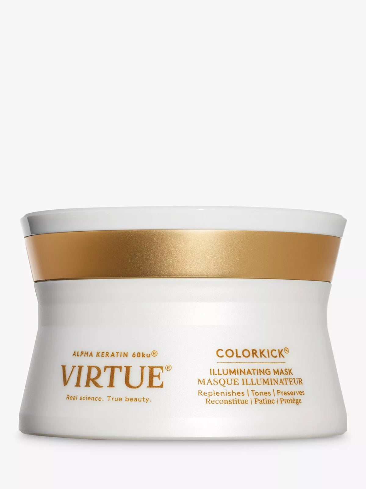 Virtue color-enhancing illuminating hair mask 150ml (British brand)