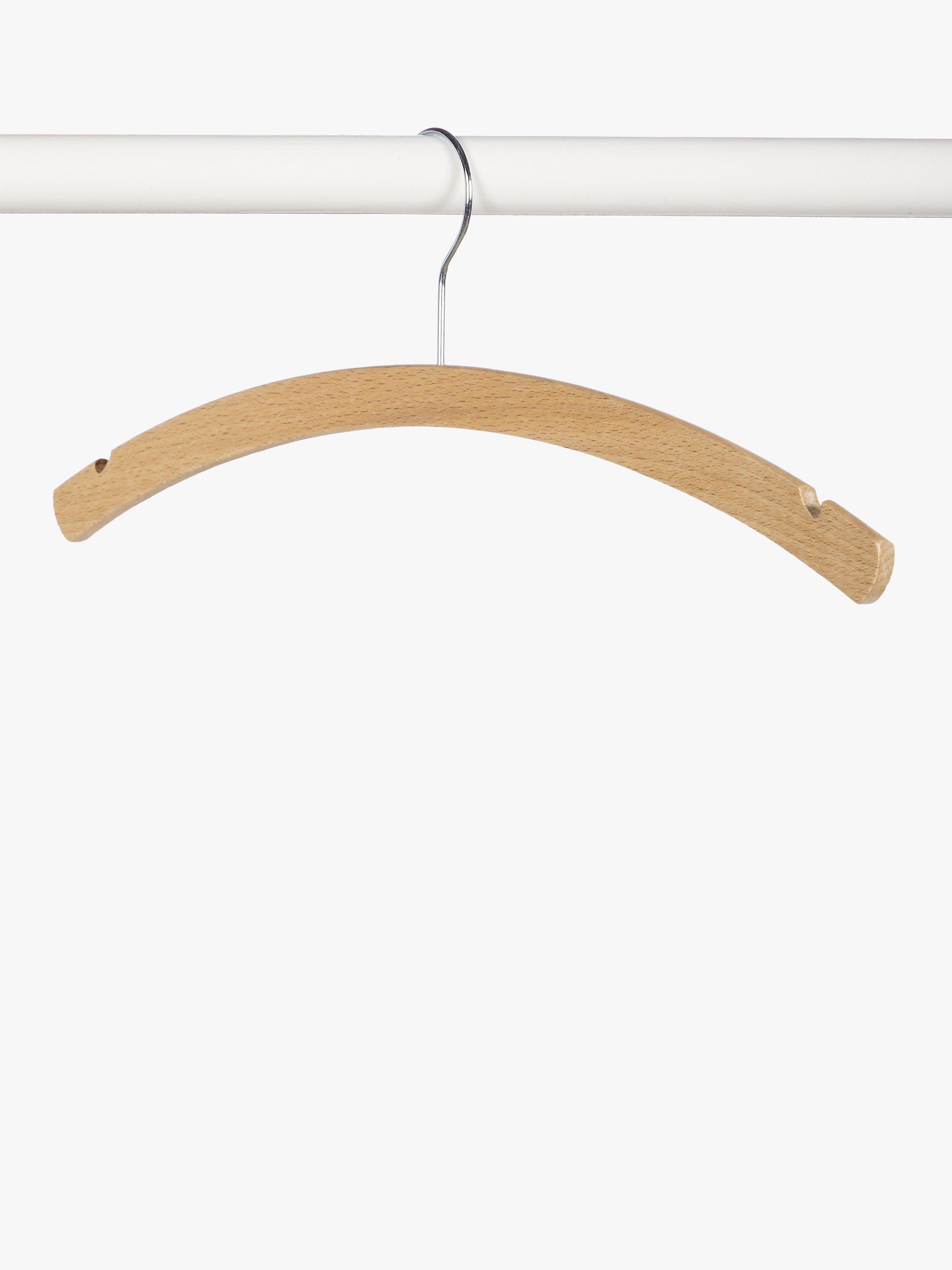 John Lewis FSC Beech crescent hangers set of 6, UK version