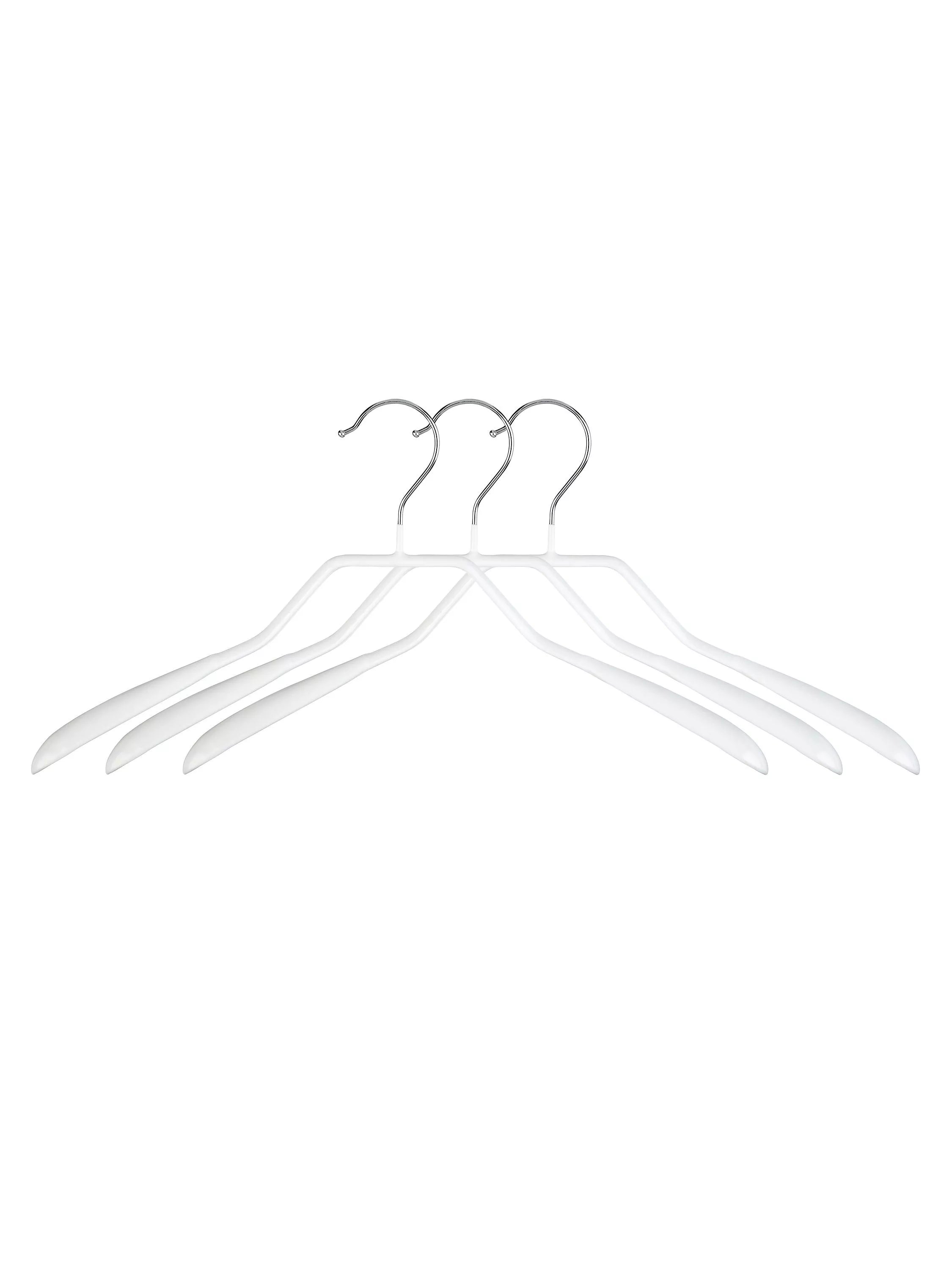 John Lewis no-slip hangers set of 3 white (British brand)