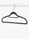 John Lewis slim plastic hangers set of 10 black (British brand)