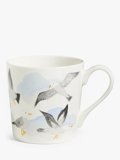 John Lewis Coastal Seagulls Stoneware Mug 330ml Multi- Buy online at McGrocer