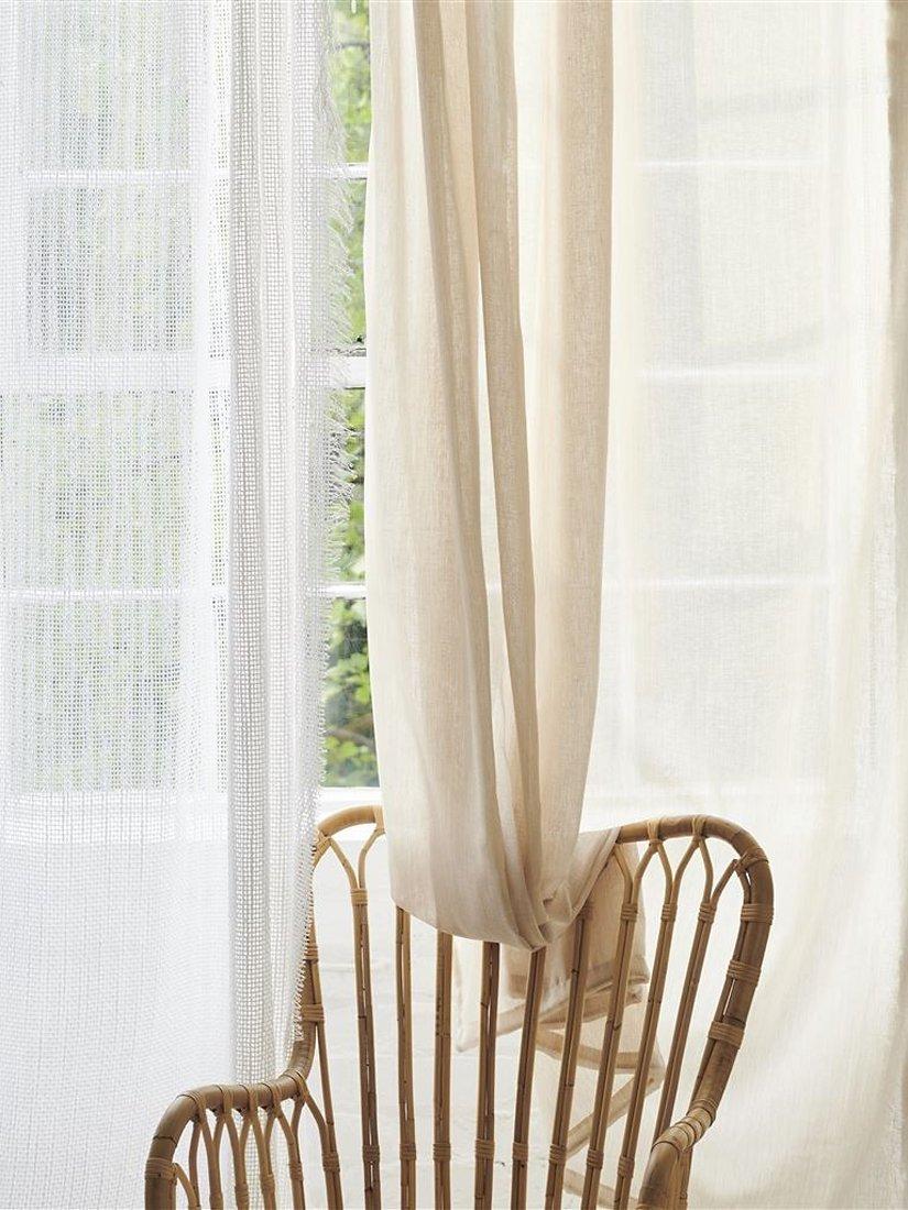 قماش شفاف Designers Guild Garonne بوليستر معاد تدويره 315 سم - منتج بريطاني