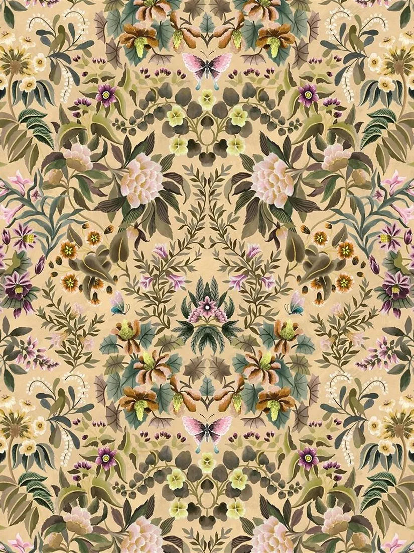 Designers Guild Ikebana Damask Floral Furnishing Fabric