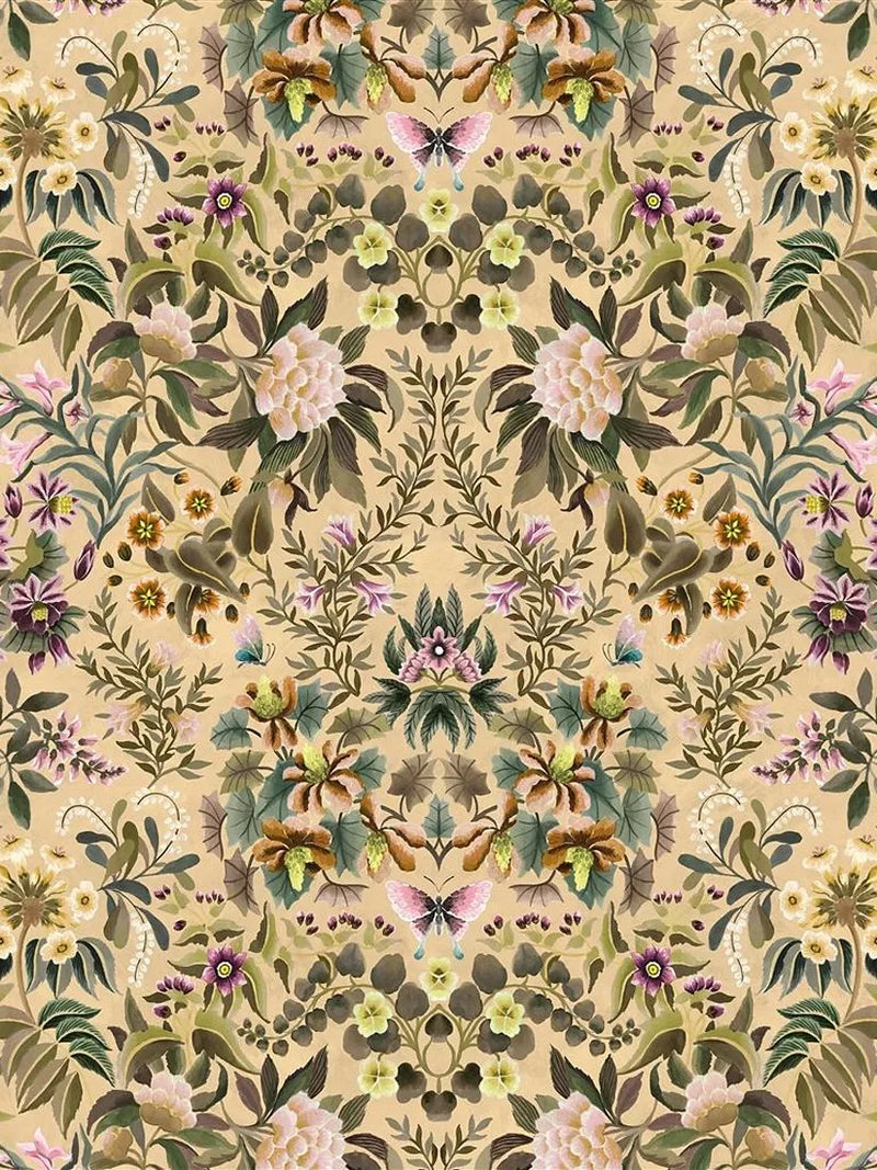 Designers Guild Ikebana Damask Floral Furnishing Fabric