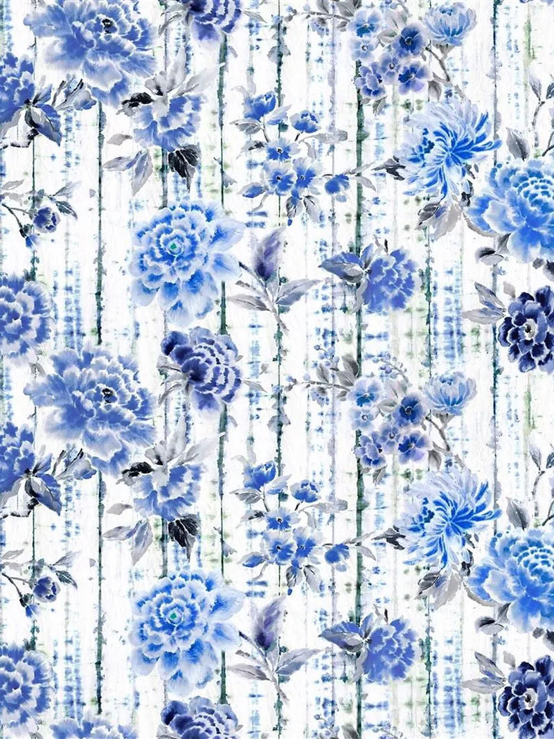 نسيج مفروشات زهور Designers Guild Kyoto بعرض 139 سم، مستورد من المملكة المتحدة