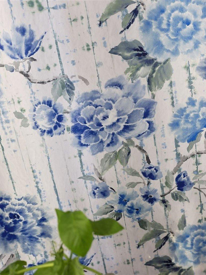 نسيج مفروشات زهور Designers Guild Kyoto بعرض 139 سم، مستورد من المملكة المتحدة