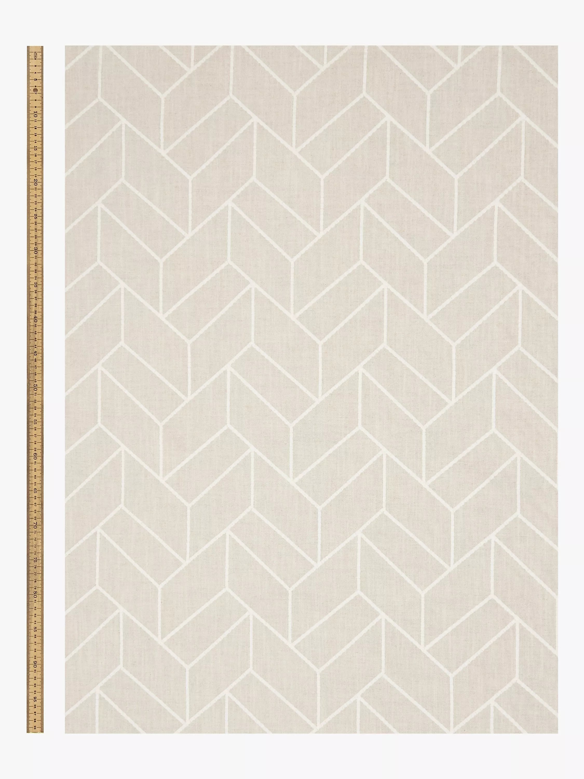 John Lewis Putty Figure Furnishing Fabric geometric pattern (British brand)