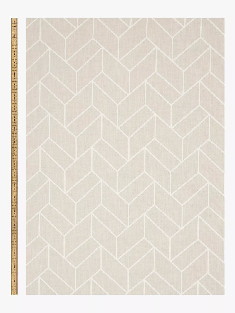 John Lewis Putty Figure Furnishing Fabric geometric pattern (British brand)